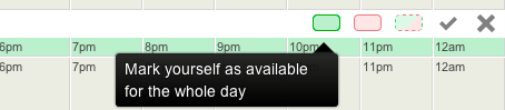 Employee Availability Controls on Rota